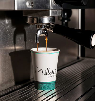 Réalisation identité visuelle et packaging Millotti Espresso - Graphic Identity