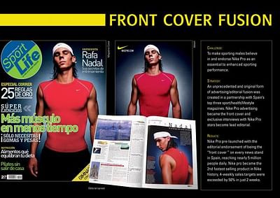 FRONT COVER FUSION - Advertising