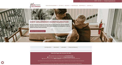 Wartungsvertrag MeinGeländer - Référencement naturel