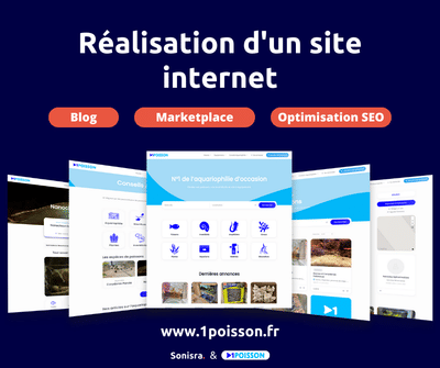 1poisson - Site d'annonces - Référencement naturel