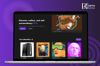 Niftomania NFT Marketplace - Web Application