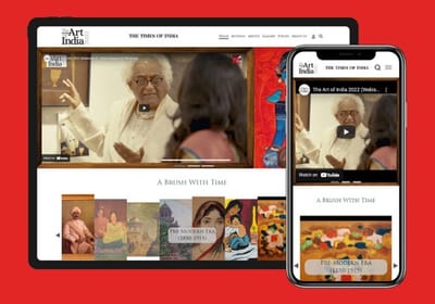 Craft a visually stunning artistic website for TOI - Ergonomy (UX/UI)