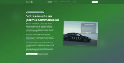 Elden Auto-École — webapp Laravel/React pour inscriptions et créneaux - Aplicación Web