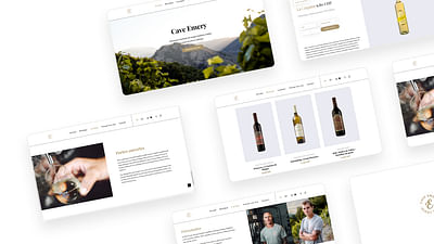 Webdesign et photographie pour une cave à vin - Création de site internet