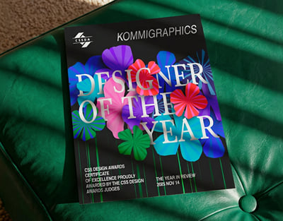 CSS Design Awards Assets Banners & Certificates - Branding y posicionamiento de marca