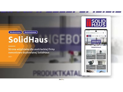 SolidHaus — website with product configurator - Website Creation
