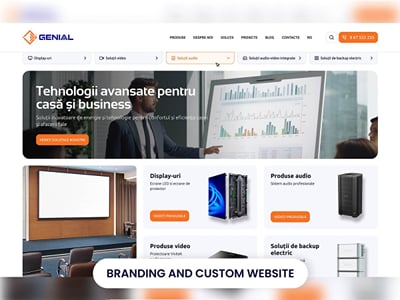 Genial: new brand and custom Nuxt and Laravel platform - E-Commerce