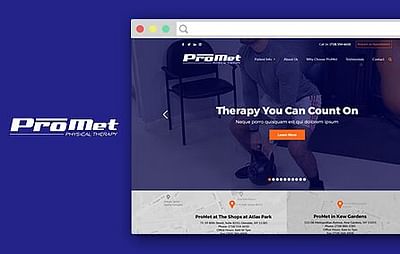 Promet Physical Therapy - Website Creatie
