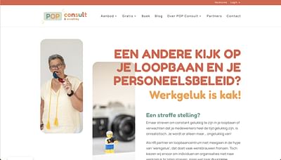 Branding en Web Design voor POP Consult & Coaching - Marketing