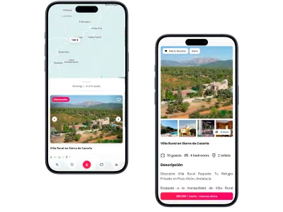 Diseño web para turismo rural - Création de site internet