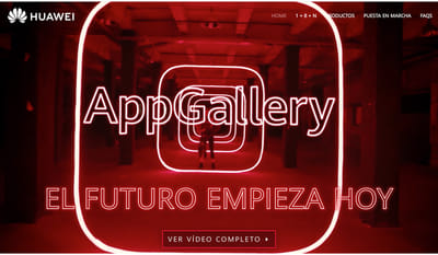 Huawei / nueva campaña - Creación de Sitios Web