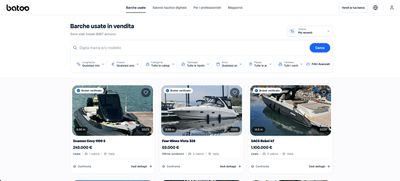 Batoo – marketplace nautico: ricerca, prenotazione e pagamenti - Software Development