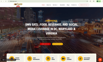 DMV Eats - Website Creation