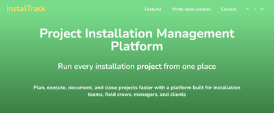InstalTrack.com - Project Installation Management Platform - Software Development