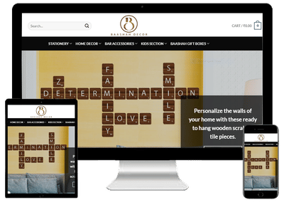 Baashah Decor - Webseitengestaltung