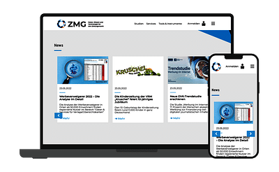 ZMG: Data, Knowledge and Technology - Webseitengestaltung