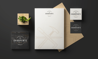 Charpente Habitat - Image de marque & branding