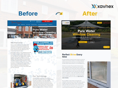 Genie Cleaning – Website Revamp for Clarity and Trust - Creación de Sitios Web
