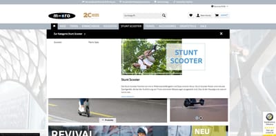 Online Marketing for www.microscooter-shop.de - E-Commerce
