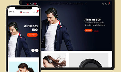 Modern look Shopify store with seamless navigation - Website Creation