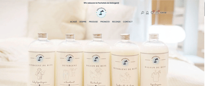 Sapunescu - Online shop for detergent & soap - Creación de Sitios Web