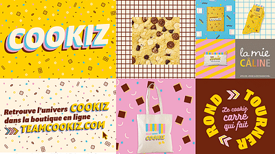 La Mie Câline : campagne de communication Cookiz - Diseño Gráfico