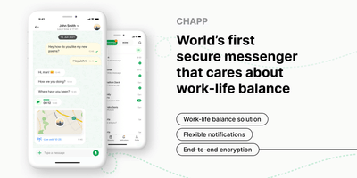 Secure Messenger for work/life balance - Software Development
