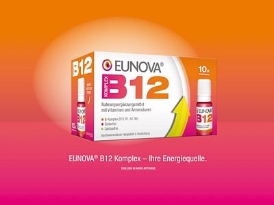 EUNOVA® B12 Komplex Verpackung - Verpackungsdesign