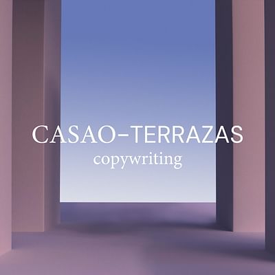 Casao-Terrazas - Textgestaltung