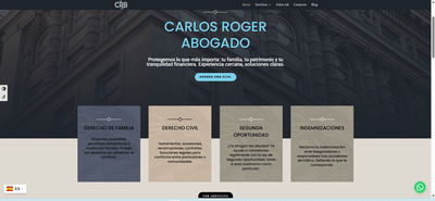 CarlosRoger Abogados — 5 fugas de captación en un despacho invisible - SEO