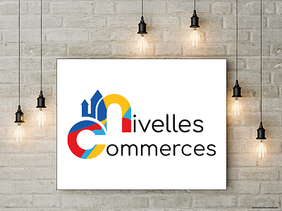 Logo Nivelles Commerces ASBL - Identité Graphique