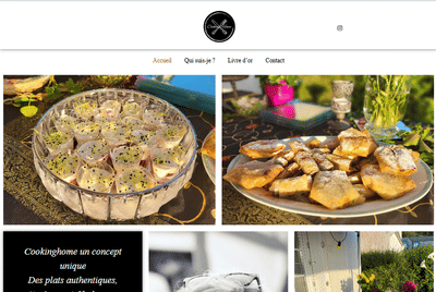 Site vitrine Traiteur - Webseitengestaltung