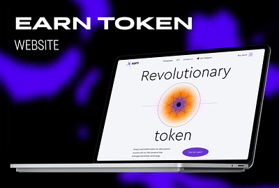 Earn - Webdesign for Crypto Platform - Website Creation
