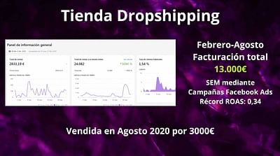 Facturación Tienda Dropshipping - SEO
