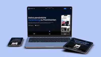 Relaunch: Neue Website für eine Social-Media-App - Webseitengestaltung