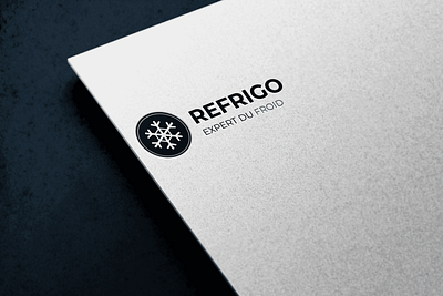 Réalisation logo Refrigo - Ontwerp