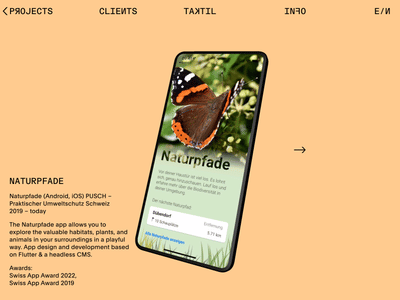 Naturpfade App - Mobile App