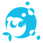 Fish Blowing Bubbles logo