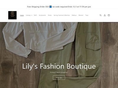 Lily's Fashion Boutique Digital Transformation - Stratégie digitale
