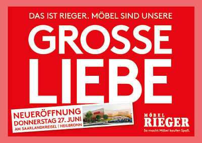 Möbel Rieger Eröffnung Heilbronn - Animación Digital
