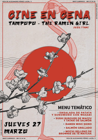 Posters para Bar Flamingo - Réseaux sociaux