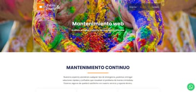 Diseño de paginas para Estilo y Diseño - SEO