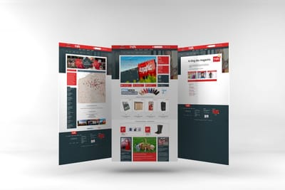 Site internet des magasins Trafic - Création de site internet