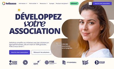 La nouvelle plateforme pour les assos d'HelloAsso - Création de site internet