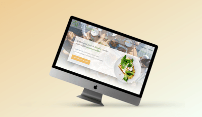Site vitrine : Conseil en restauration durable - Website Creation