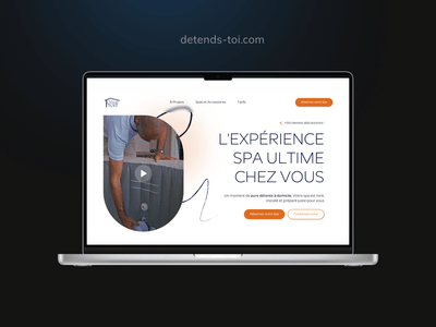 Création de site web immersif pour location de spa en Martinique - Webseitengestaltung