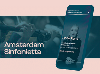 Amsterdam Sinfonietta - Website Creatie