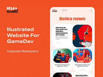 Belka Games - Identidad Gráfica