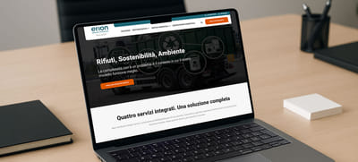 Erion Soluzioni Ambientali - Sito web per il settore ambientale - Ergonomia (UX/UI)