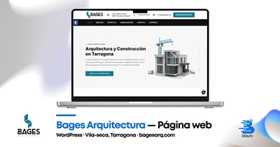 Web de portfolio para estudio de arquitectura — Bages Arquitectura - Creación de Sitios Web